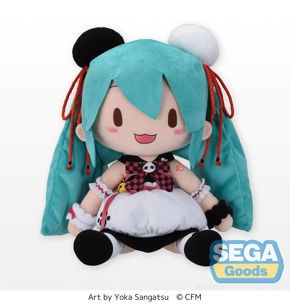 Hatsune Miku - Fluffy Plush "Hatsune Miku - Panda Manju" (LL) Size