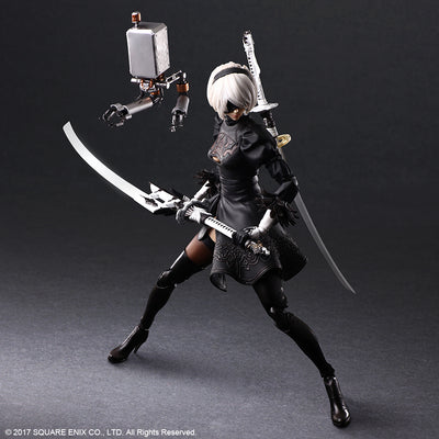 NieR:Automata - PLAY ARTS KAI Action Figure 2B (YorRHa No. 2 Type B) Deluxe Ver.