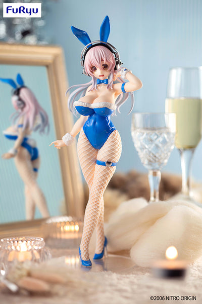 Super Sonico - BiCute Bunnies - Blue Rabbit ver. - Prize Figure