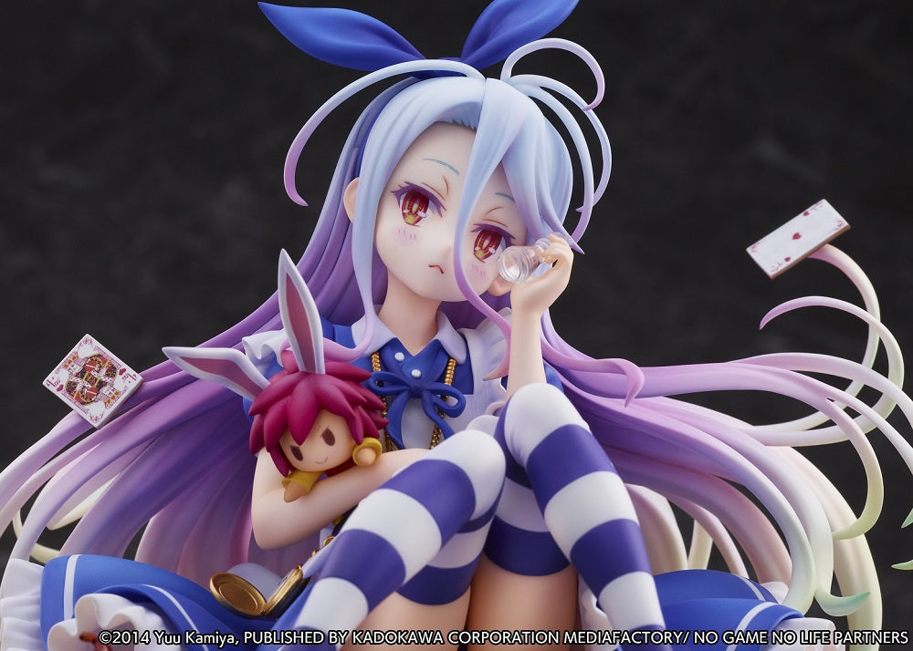 (Ship Date 09/2025) No Game No Life - Shiro -Alice in Wonderland Ver.- 1/7 Scale Figure