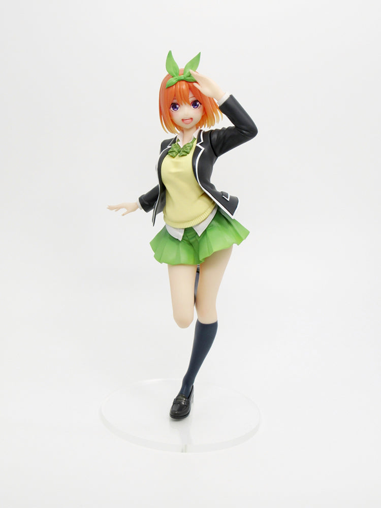 The Quintessential Quintuplets - Coreful Figure – Yotsuba Nakano (Uniform Ver.) Renewal Edition - Prize Figure