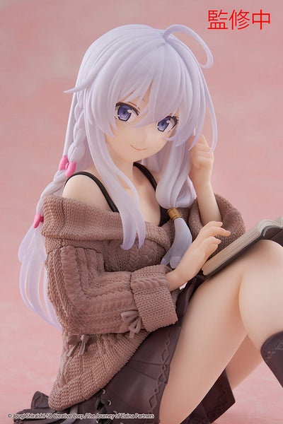 (Pre-Order) Wandering Witch: The Journey of Elaina Desktop Cute Prize Figure - Elaina (Casual Clothes Ver.)