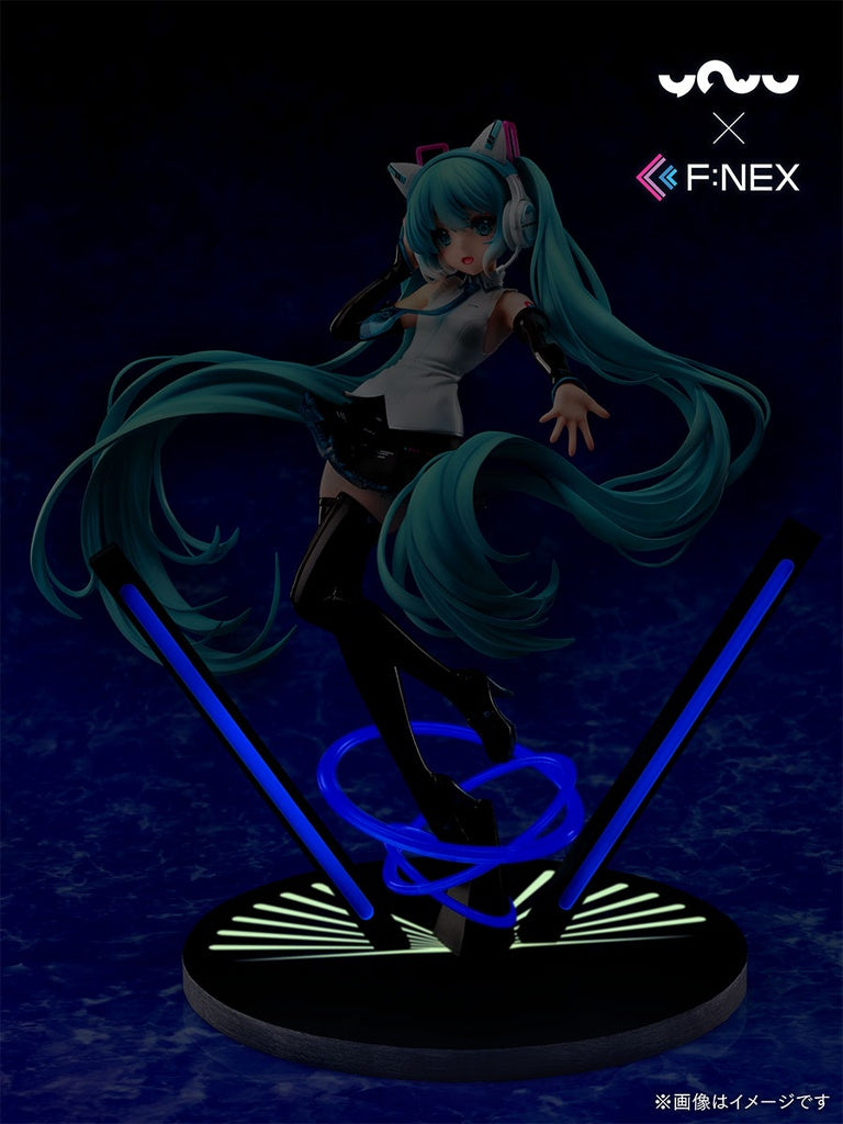 Hatsune Miku - F:Nex - 1/7 Scale Figure - Nekomimi Headphone Ver.