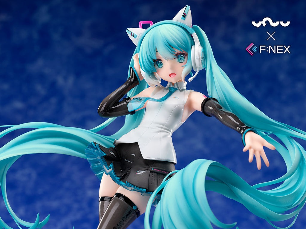 Hatsune Miku - F:Nex - 1/7 Scale Figure - Nekomimi Headphone Ver.