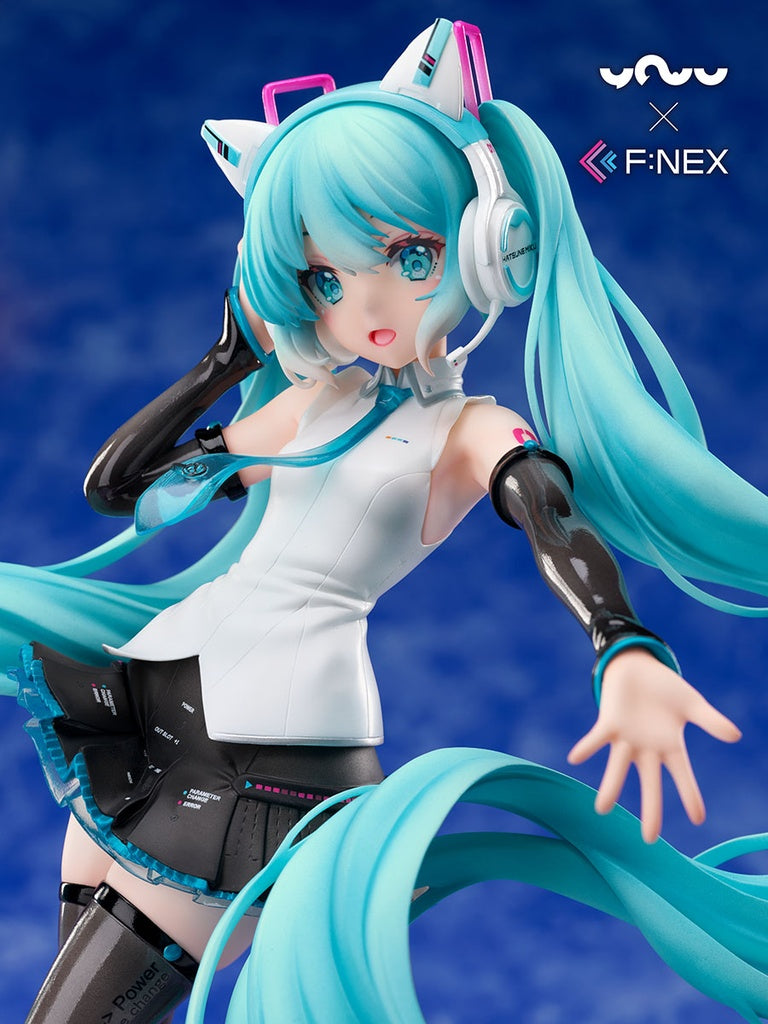 Hatsune Miku - F:Nex - 1/7 Scale Figure - Nekomimi Headphone Ver.