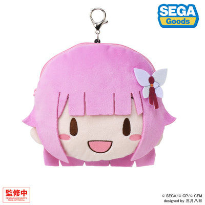 (Pre-Order) fuwa petit "HATSUNE MIKU: COLORFUL STAGE!" Face Pouch with Reel "Emu Otori"