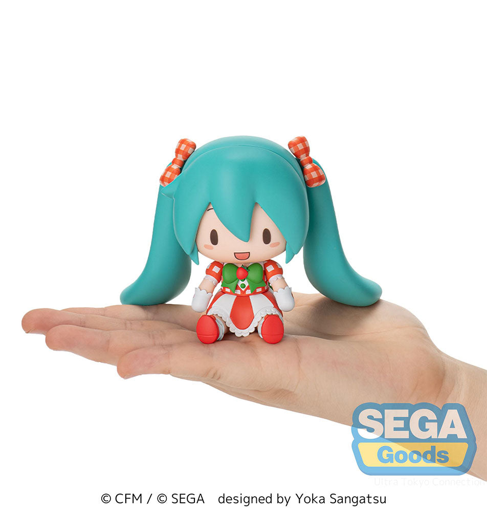 (Pre-Order) Hatsune Miku x Love and Berry Dress Up and Dance!" Chibi Figure "Lovely Strawberry" fuwa petit