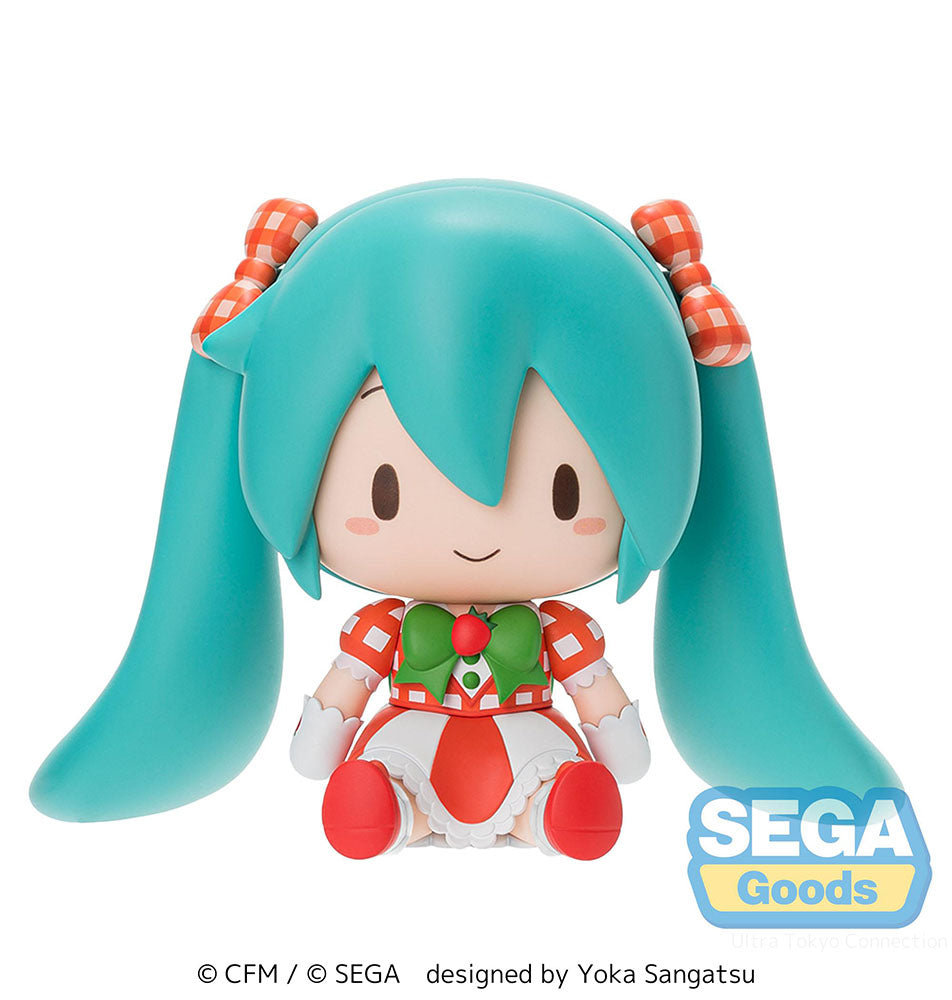 (Pre-Order) Hatsune Miku x Love and Berry Dress Up and Dance!" Chibi Figure "Lovely Strawberry" fuwa petit