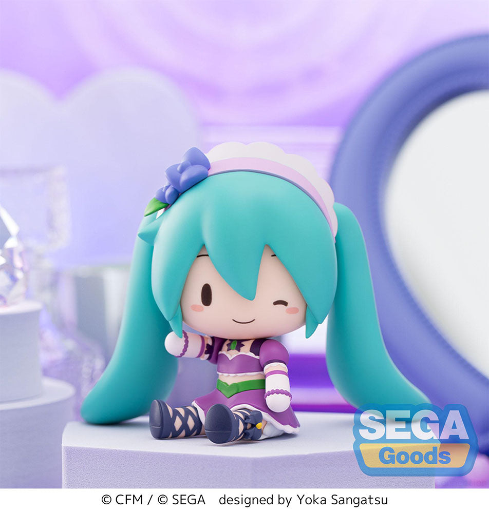 (Pre-Order) Hatsune Miku x Love and Berry Dress Up and Dance!" Chibi Figure "Sparkly Purple" fuwa petit