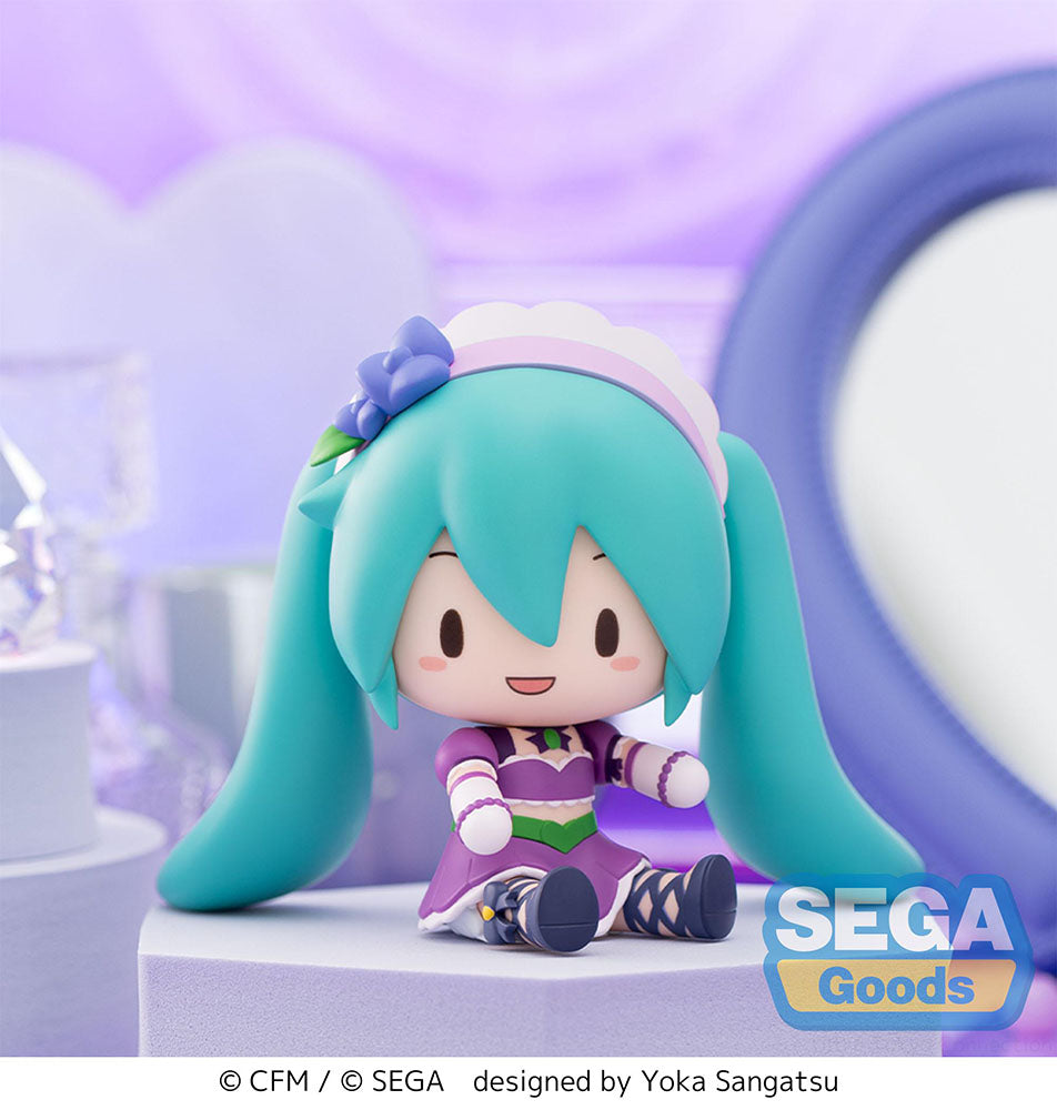 (Pre-Order) Hatsune Miku x Love and Berry Dress Up and Dance!" Chibi Figure "Sparkly Purple" fuwa petit