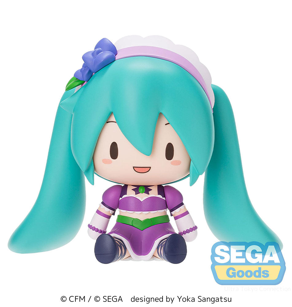 (Pre-Order) Hatsune Miku x Love and Berry Dress Up and Dance!" Chibi Figure "Sparkly Purple" fuwa petit