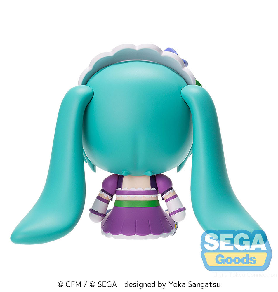 (Pre-Order) Hatsune Miku x Love and Berry Dress Up and Dance!" Chibi Figure "Sparkly Purple" fuwa petit
