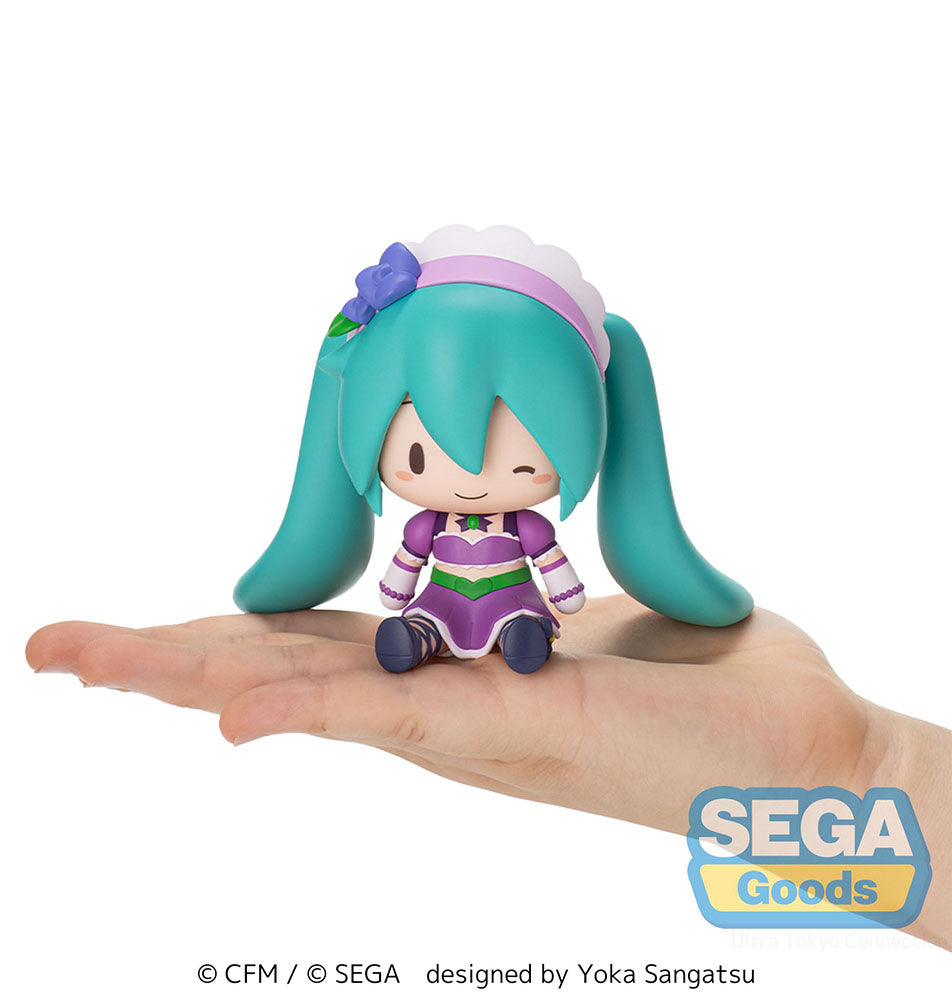 (Pre-Order) Hatsune Miku x Love and Berry Dress Up and Dance!" Chibi Figure "Sparkly Purple" fuwa petit