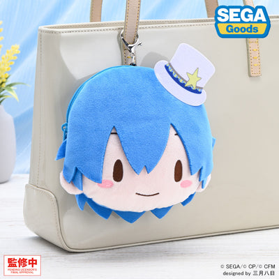 (Pre-Order) fuwa petit "HATSUNE MIKU: COLORFUL STAGE!" Face Pouch with Reel "Wonderland SEKAI KAITO"