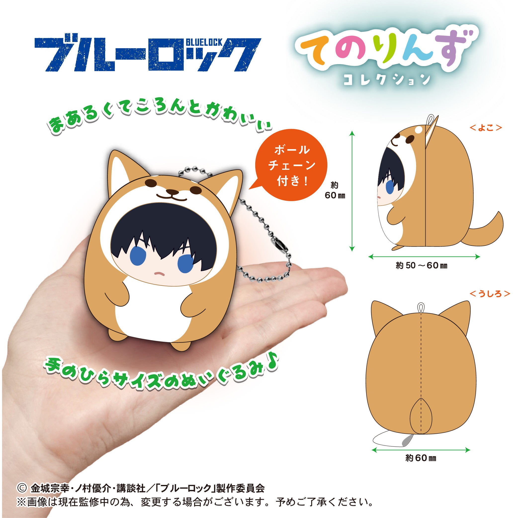 Blue Lock] Mochi Kororin Plush Mascot vol.1 - Blind Box w/ animate Bo -  animate USA Online Shop