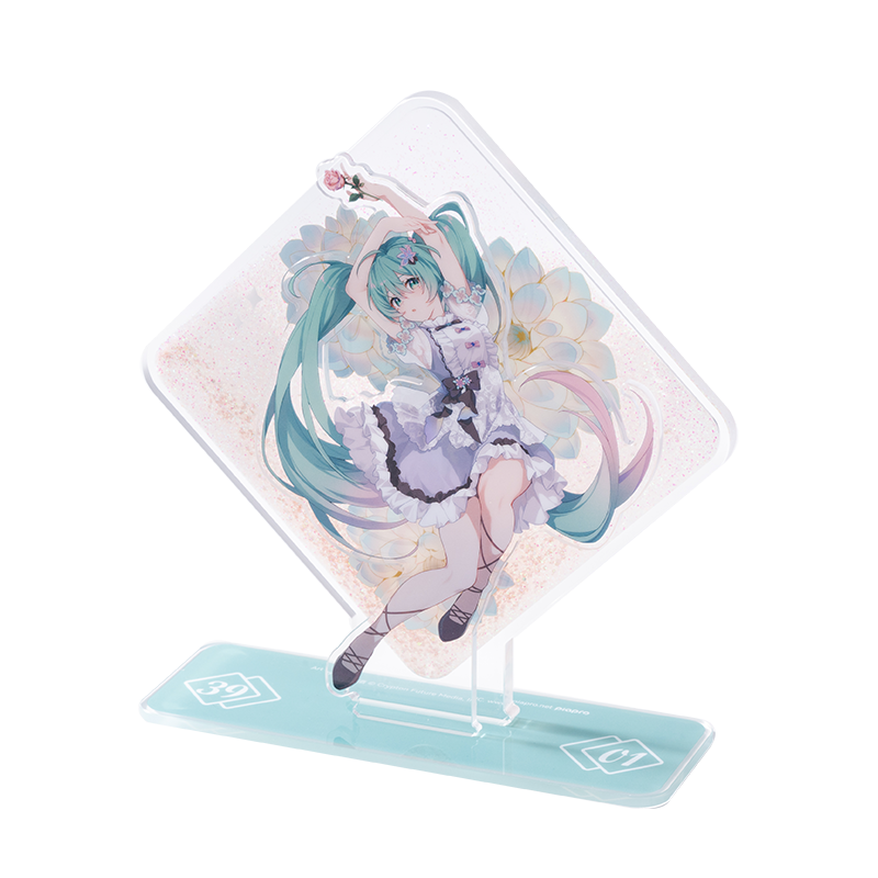 (Pre-Order) Hatsune Miku - Moeyu - Hatsune Miku 39 - Language Of Flowers - Shaker Acylic Stand