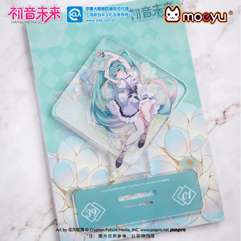 (Pre-Order) Hatsune Miku - Moeyu - Hatsune Miku 39 - Language Of Flowers - Shaker Acylic Stand