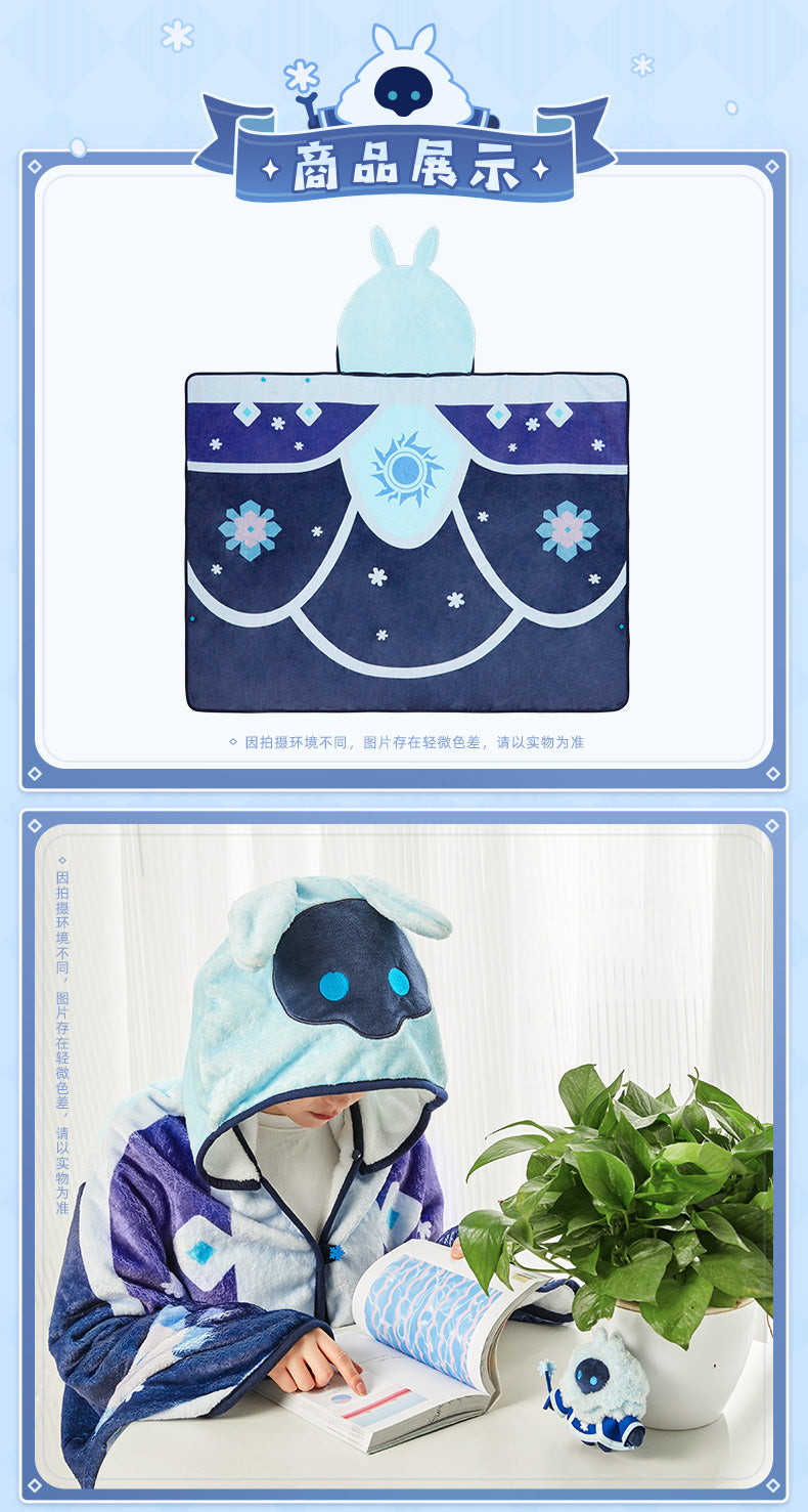 (Pre-Order) Genshin Impact - Ice Abyss Master Hoodie Blanket