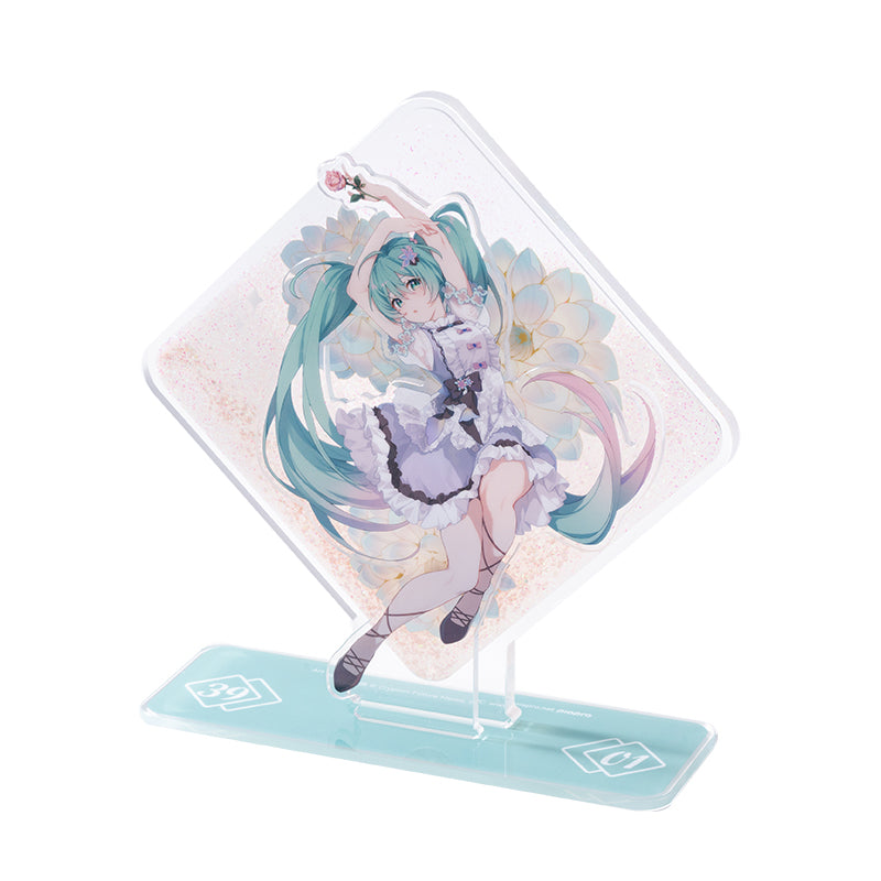 (Pre-Order) Hatsune Miku - Moeyu - Hatsune Miku 39 - Language Of Flowers - Shaker Acylic Stand